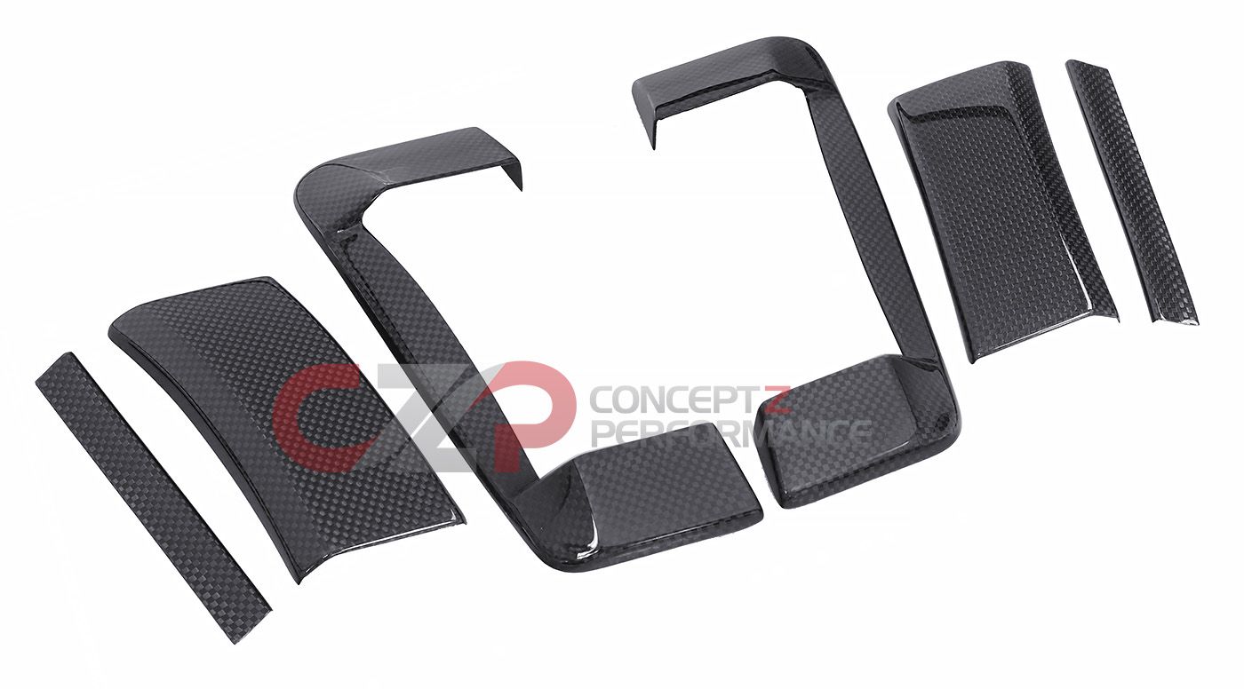 EVO-R Carbon Fiber Door Handle Cover Set, Overlay Kit - Nissan 350Z Z33